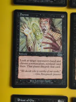MTG 6 Card.Urza's Saga Black. Rain Of filth,Duress,Exhume,Dark Ritual,Void &Gix - Image 4