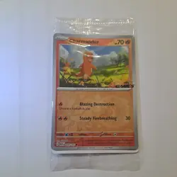 Charmander 004/165 Pokemon 151 EB Games Stamped Promo Pokemon Card Sealed - Image 1