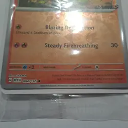Charmander 004/165 Pokemon 151 EB Games Stamped Promo Pokemon Card Sealed - Image 2