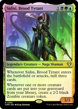 Sidisi, Brood Tyrant FOIL - 0355 - Rare - Commander Masters CMM MTG - Image 1