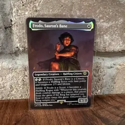 Magic The Gathering One Ring Promo Set Of 4 Frodo Sam Gollum Lord Of The Rings - Image 3