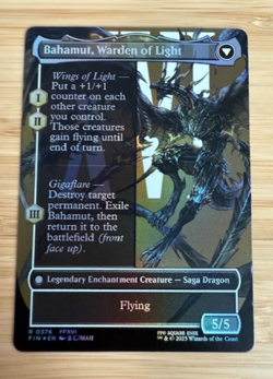 Dion, Bahamut's Dominant (Borderless) Final Fantasy Foil NM - Image 2