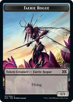 Faerie Rogue Token - 011/024 - Double Masters 2022 2X2 MTG - Image 1