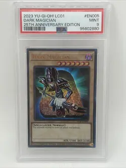 PSA 9 Dark Magician 25th Anniversary EN005 2023 YU-GI-Oh! Legendary Collection - Image 1