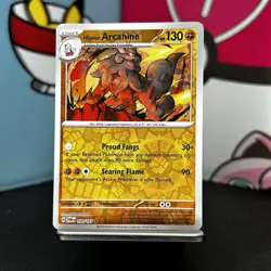 Pokemon Hisuian Arcanine Twilight Masquerade 100/167 Holo 2024 Black Star - Image 1
