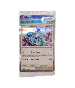 Terapagos Quaxly 161/191 Holo Pokemon Center Promo Surging Spark Sealed Horizons - Image 1