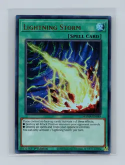 *** LIGHTNING STORM *** ULTRA RARE 1ST EDITION MAMA-EN089 YUGIOH! - Image 1