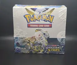Pokemon TCG Brilliant Stars Booster Box Factory Sealed - Image 1