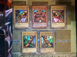 YUGIOH EXODIA THE FORBIDDEN ONE LOB SET ULTRA UNLIMITED ED LP/MP 1996 - Image 1