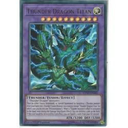 Thunder Dragon Titan Yu-Gi-Oh! MP19-EN182 1st Ultra Rare - Image 1