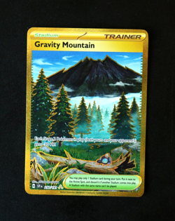 Pokemon Card TCG - Gravity Mountain 250/191 - Surging Sparks - Hyper Rare - NM ⭐ - Image 1