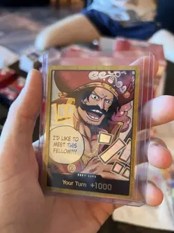 DON!! Card (Gol.D.Roger) (Gold) Carrying On His Will Foil - Image 2