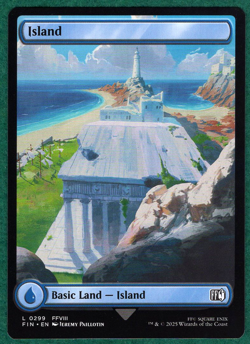Island - Final Fantasy FIN #0299 - Magic: The Gathering MTG Card - Image 1