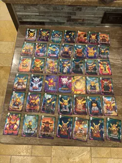 POKEMON PIKACHU COSPLAY! NON TCG Lot OF 40+ cards - Image 1