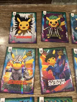POKEMON PIKACHU COSPLAY! NON TCG Lot OF 40+ cards - Image 2