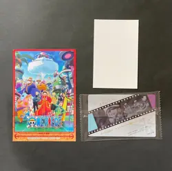 R188 Stussy Holo Japanese One Piece x Ensky Egghead Bromide Sticker Card - Image 2