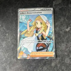 Pokemon Lillie's Determination 169/132 Ultra Rare Mega Evolution Holo Mint Card - Image 1