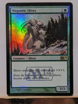 Megantic Sliver Prerelease Cards Foil MTG TCG in MP Condition - Image 1