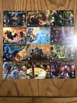 Alternate Art Character Cards - Lot of 12 - OverPower World Legends Card Game - Image 1
