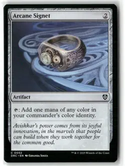 Arcane Signet 0052 Commander: Aetherdrift NM MAGIC MTG - Image 1