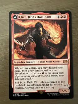 Clive, Ifrit's Dominant 0133, Final Fantasy, FIN Magic The Gathering - Image 1
