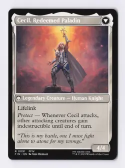 Cecil, Dark Knight 0091 (R) MTG Final Fantasy (FIN) (EN) - Image 2