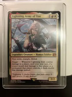 Lightning, Army of One 0233 M MTG Final Fantasy (FIN) (EN) NEAR MINT Non foil - Image 3