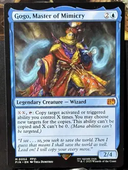 Gogo, Master of Mimicry - Reg - MTG - Final Fantasy - FIN - 0054 - MYTHIC ~ NM - Image 3