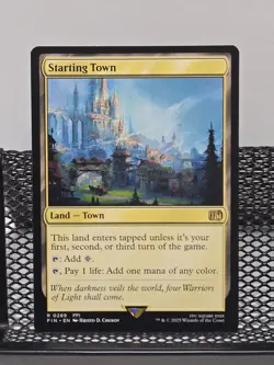 MTG, Starting Town, R, Final Fantasy, FIN, NM/MINT, 0289 - Image 1