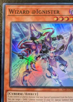 Wizard @Ignister ALIN-EN001 1st Edition Super Rare Alliance Insight Yu-Gi-Oh! - Image 2