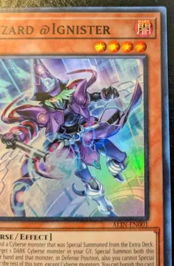 Wizard @Ignister ALIN-EN001 1st Edition Super Rare Alliance Insight Yu-Gi-Oh! - Image 3