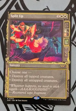 MTG *SHOWCASE* Duskmourn Rare SPLIT UP NM - Image 1