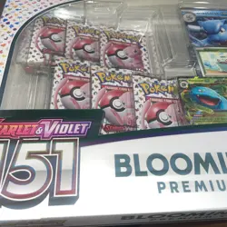 POKEMON BLOOMING WATERS 151 PREMIUM COLLECTION SEALED BLASTOISE VENUSAUR - Image 4