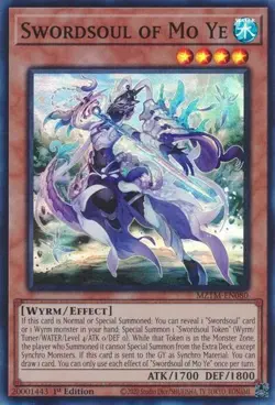 1x Swordsoul of Mo Ye - 1st Edition NM Eng YuGiOh - Maze of the Master - Image 1
