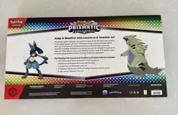 Pokemon TCG Prismatic Evolutions Lucario Ex + Tyranitar Ex Premium Collection - Image 2