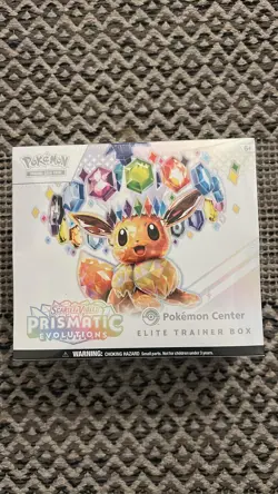 Prismatic Evolutions Pokemon Center Exclusive Elite Trainer Box ETB - Sealed - Image 1
