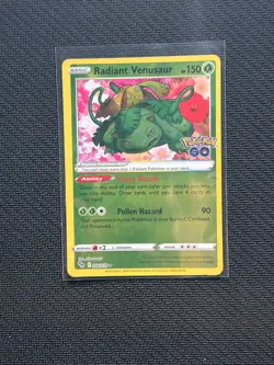 Radiant Venusaur 004/078 Pokemon GO Holo - Image 1