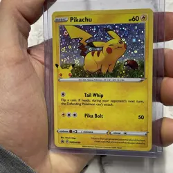 Pokemon Pikachu SWSH039 Black Star Promo RARE 25th Anniversary Celebrations LP - Image 2