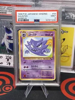 Pokemon Haunter Vending Series 3 Japanese #093 PSA 9 Mint - Image 1