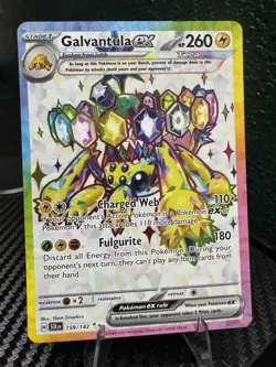 Pokemon TCG Galvantula EX 159/142 Stellar Crown Ultra Rare NM/M Condition - Image 1