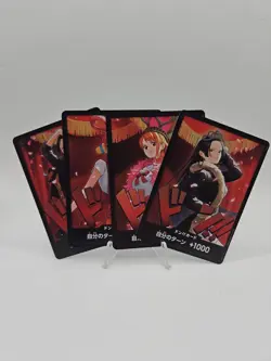 One Piece TCG Nami, Boa, Robin, Uta Foil Don!! Card set Heroines edition EB03 - Image 1