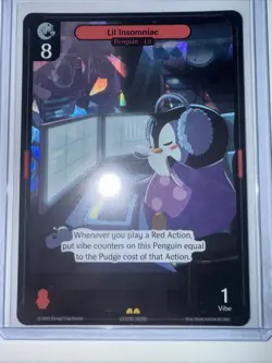 Vibes TCG Lil Insomniac * ARCTIC FOIL * - Legend of the Lils Card # 14 - Image 1