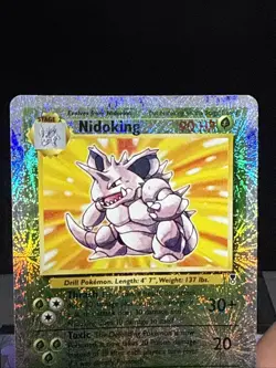Pokemon Card Nidoking 31/110 Reverse Holo Legendary Collection Set WOTC LP - Image 2