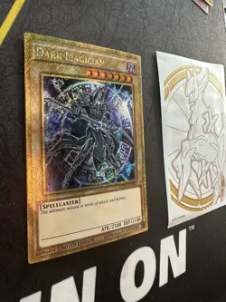Yu-Gi-Oh Dark Magician Gold Secret Rare MVP1-ENGV3 Limited Edition 117💎NM💎 - Image 2