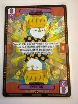 Vibes TCG Not Today! * ARCTIC FOIL * - Legend of the Lils Card # 120 - Image 1