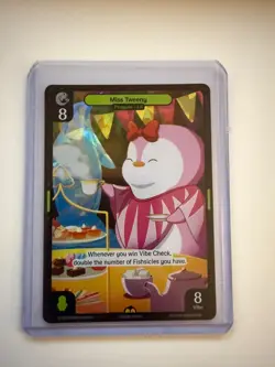 Vibes TCG Miss Tweeny ARCTIC FOIL - Legend of the Lils Card # 62 - Image 1