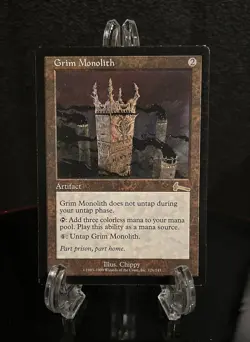 MTG 1x Grim Monolith Urza's Legacy Magic the Gathering Card x1 LP - Image 1