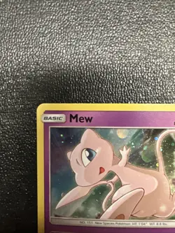 Pokemon Mew TCG Black Star Promo SM215 Holo Card NM Condition - Image 5