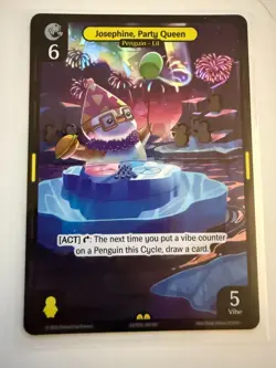 Vibes TCG Josephine, Party Queen ARCTIC FOIL - Legend of the Lils Card # 39 - Image 1