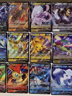 Pokemon Card Lot Of 15 V Holo Rares Various Sets Modern Near Mint English TCG - Image 4